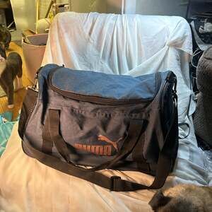 PUMA Evercat Heather Defense Duffel Bag Blue & Rose Gold